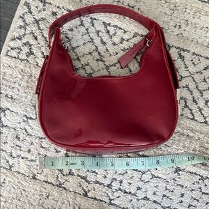 Red Patent Shoulder Bag - Women